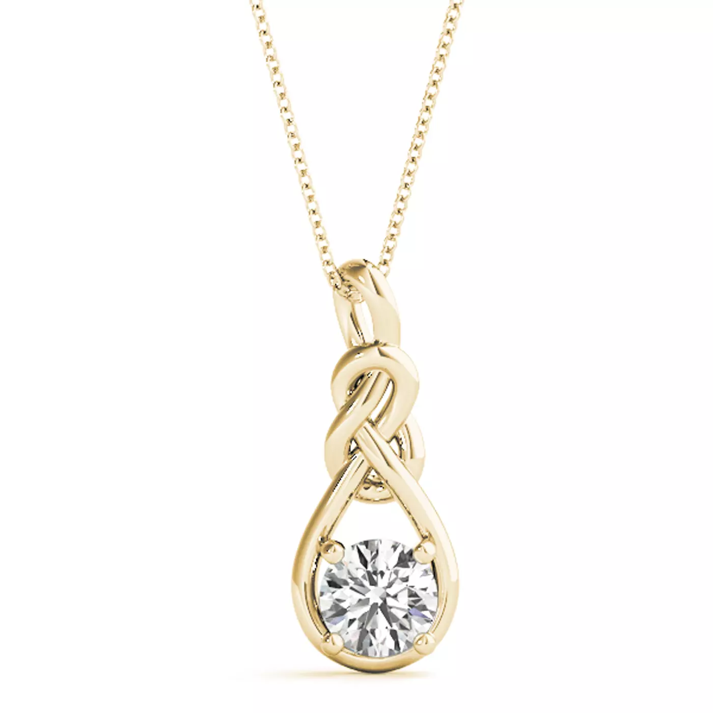 Image of Priya Solitaire Diamond Necklace by Rare Carat