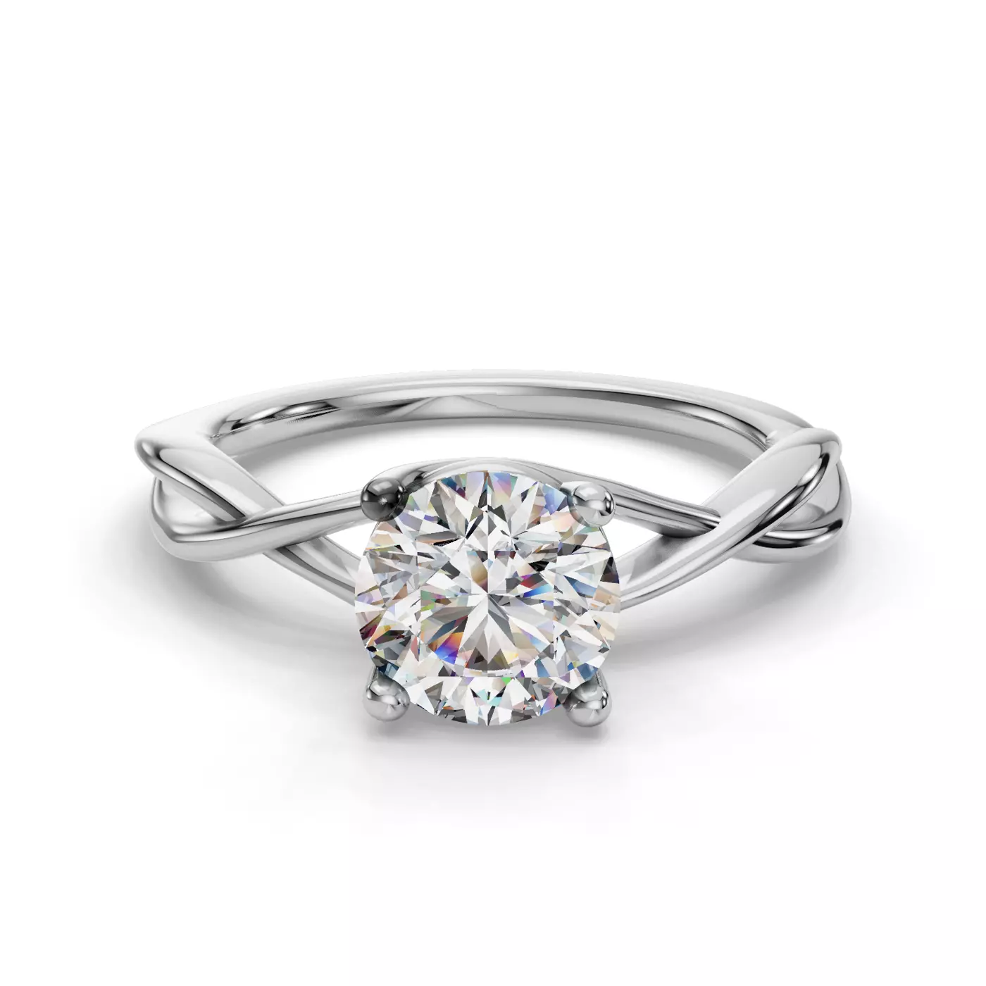 Bianca Twist Engagement Ring from Rare Carat's bestselling lab diamond ring collection