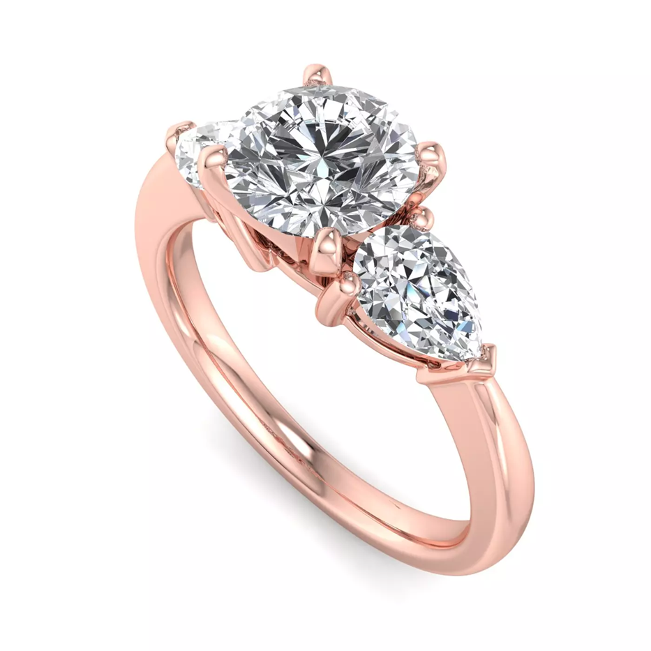 Rare Carat's bestselling lab diamond promise ring, the Jacie Three-Stone Diamond Ring