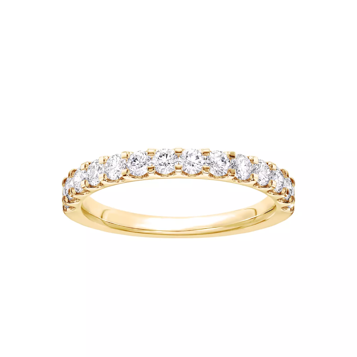 Bestselling U-Prong Diamond Band from Rare Carat, one of the best online stores for natural diamond jewelry