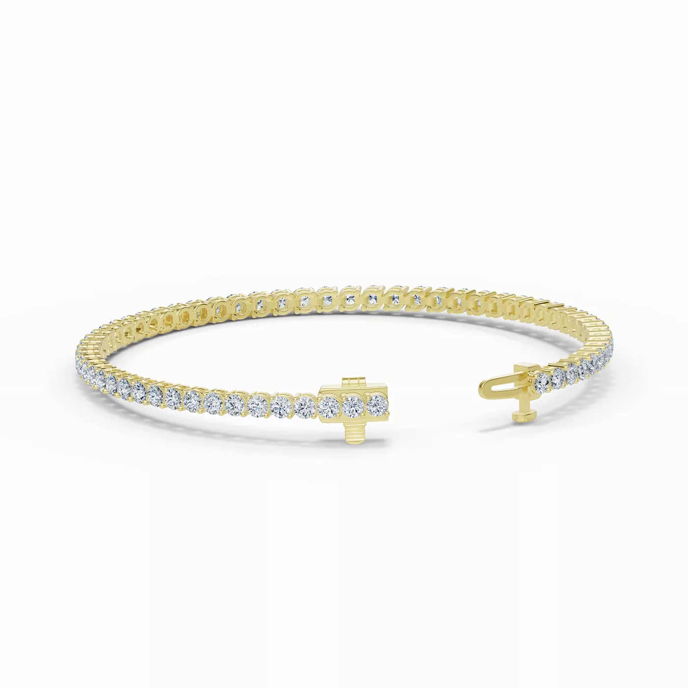 Bestselling Two-Prong Diamond Tennis Bracelet from Rare Carat, the best place to buy diamond bracelets