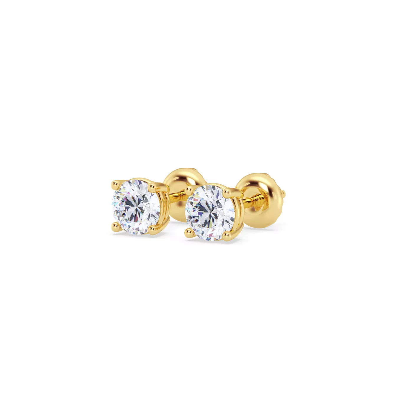 bestselling under $1000 lab diamond stud earrings, displayed on a white background
